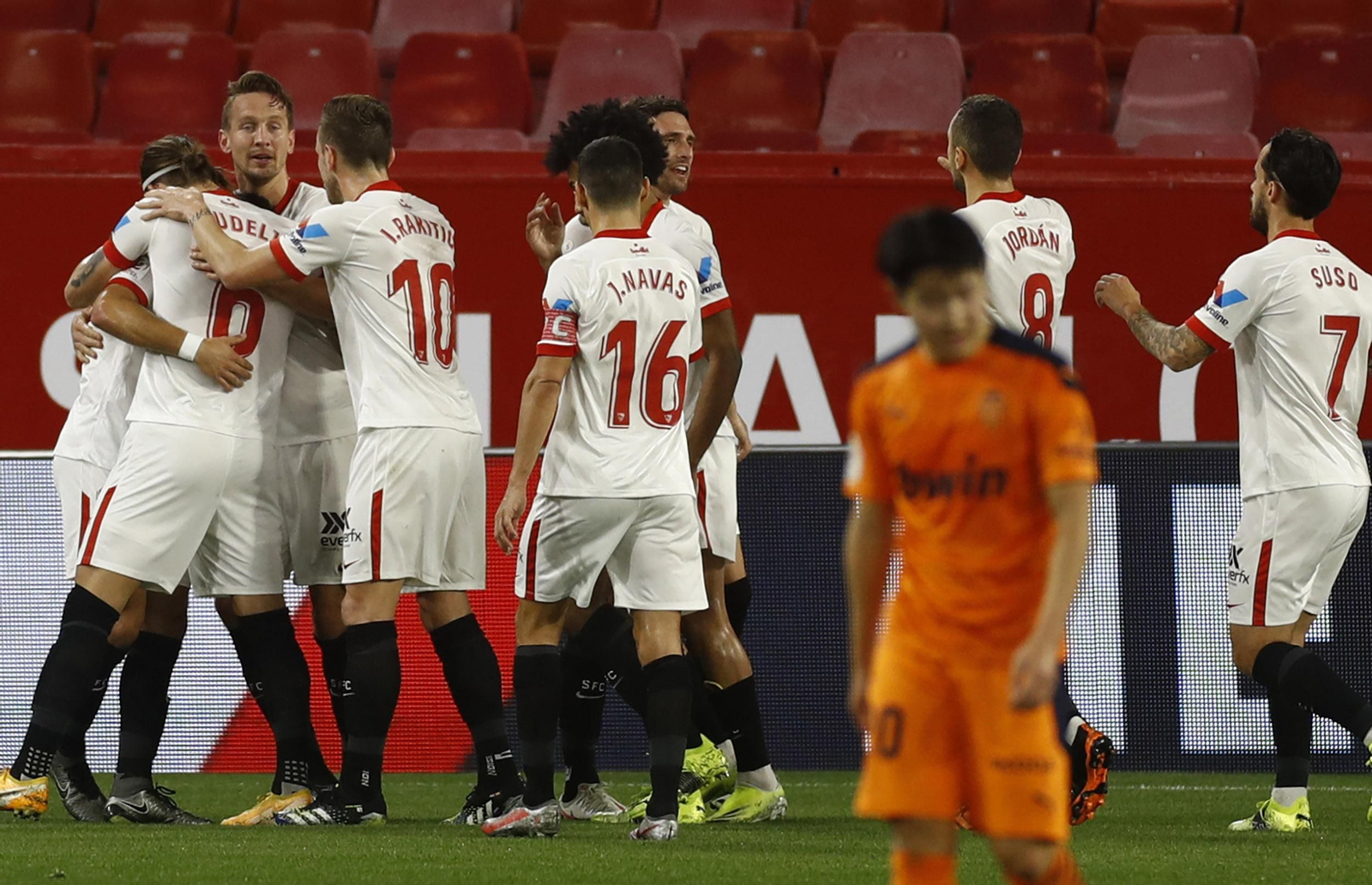 El Sevilla-Valencia de Copa del Rey, en imágenes