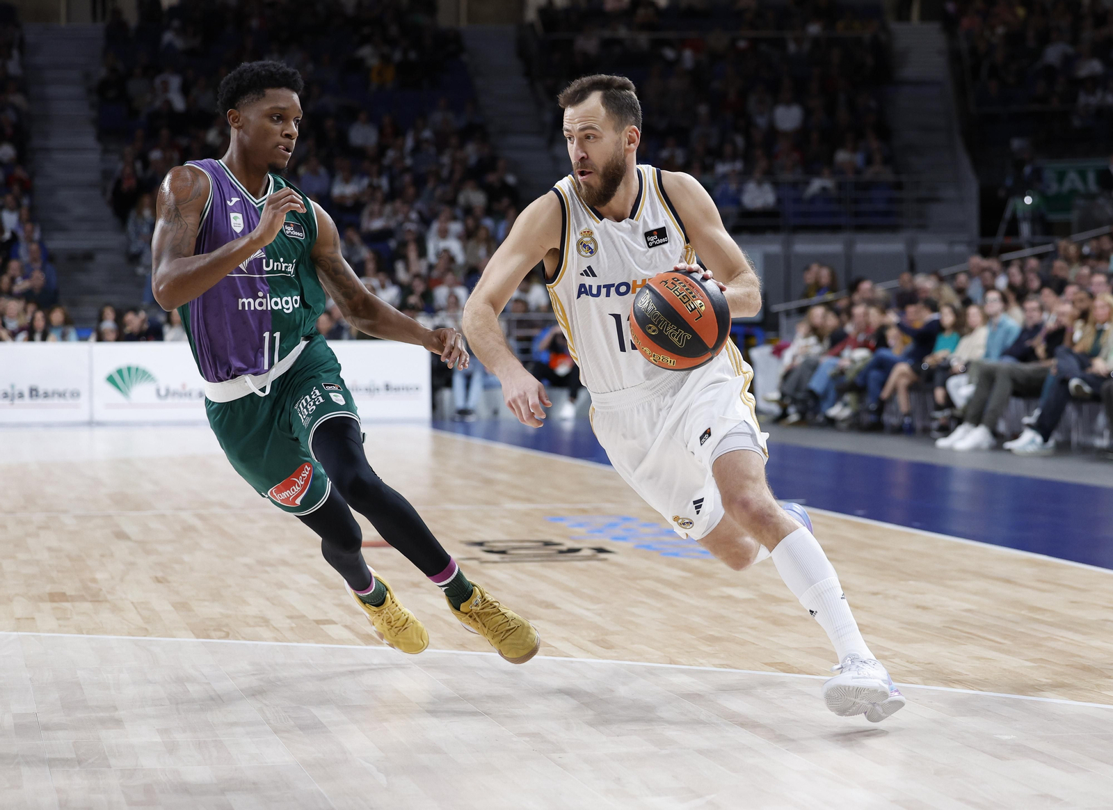 El Real Madrid-Unicaja, en fotos