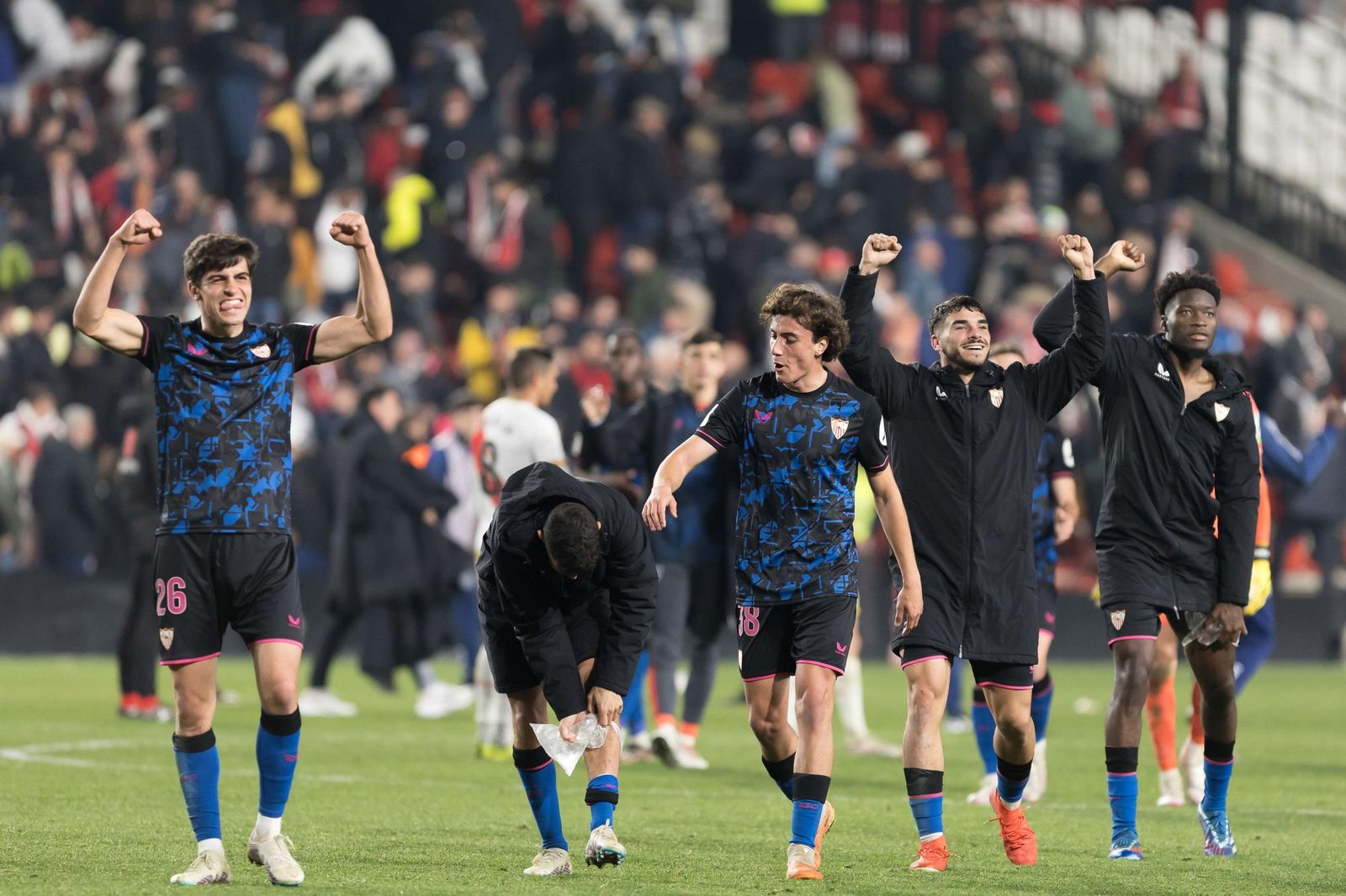 El último triunfo sevillista en Vallecas, en febrero de 2024, con un doblete de En-Nesyri.