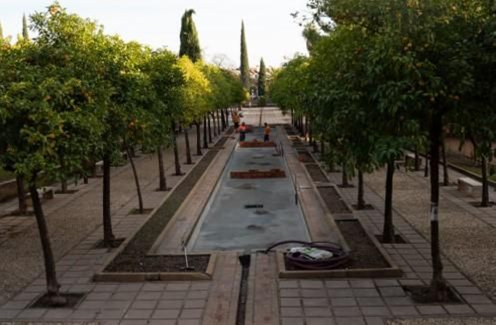 Fuentes del Jardín de los Poetas, junto a la Muralla del Marrubial.