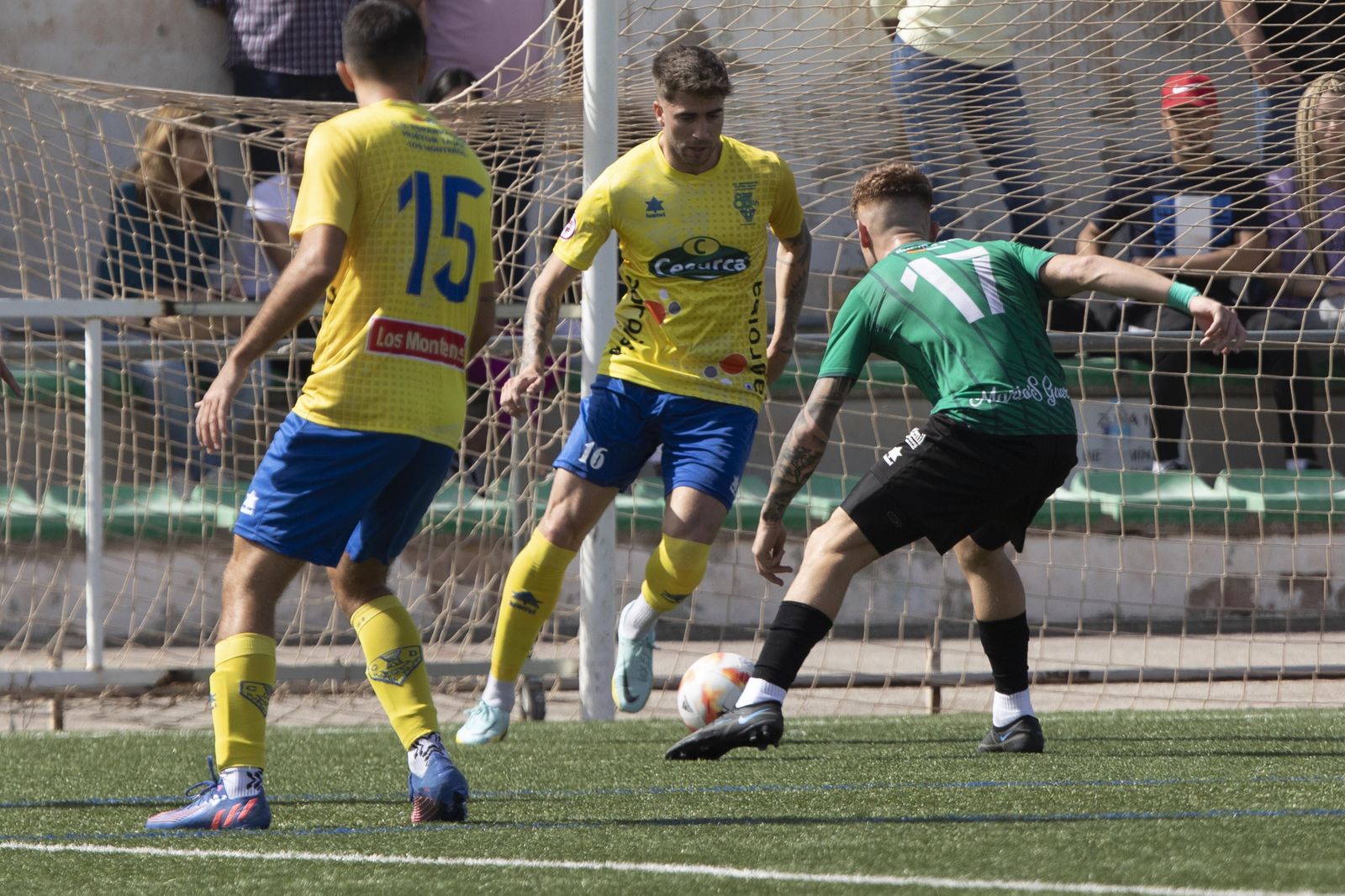 Imagen del derbi ante el Huétor Vega.