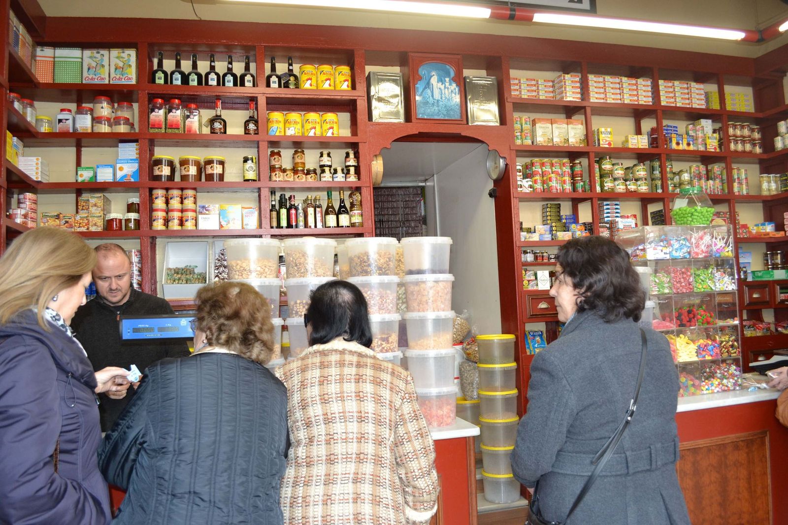 Un comercio tradicional de Andalucía.
