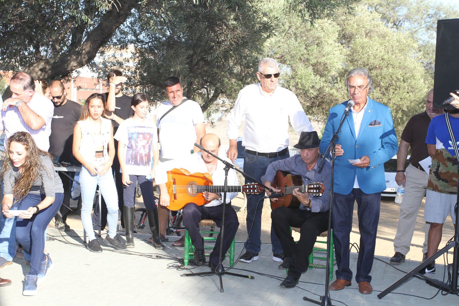 Inaguración del monumento al Niño Miguel.