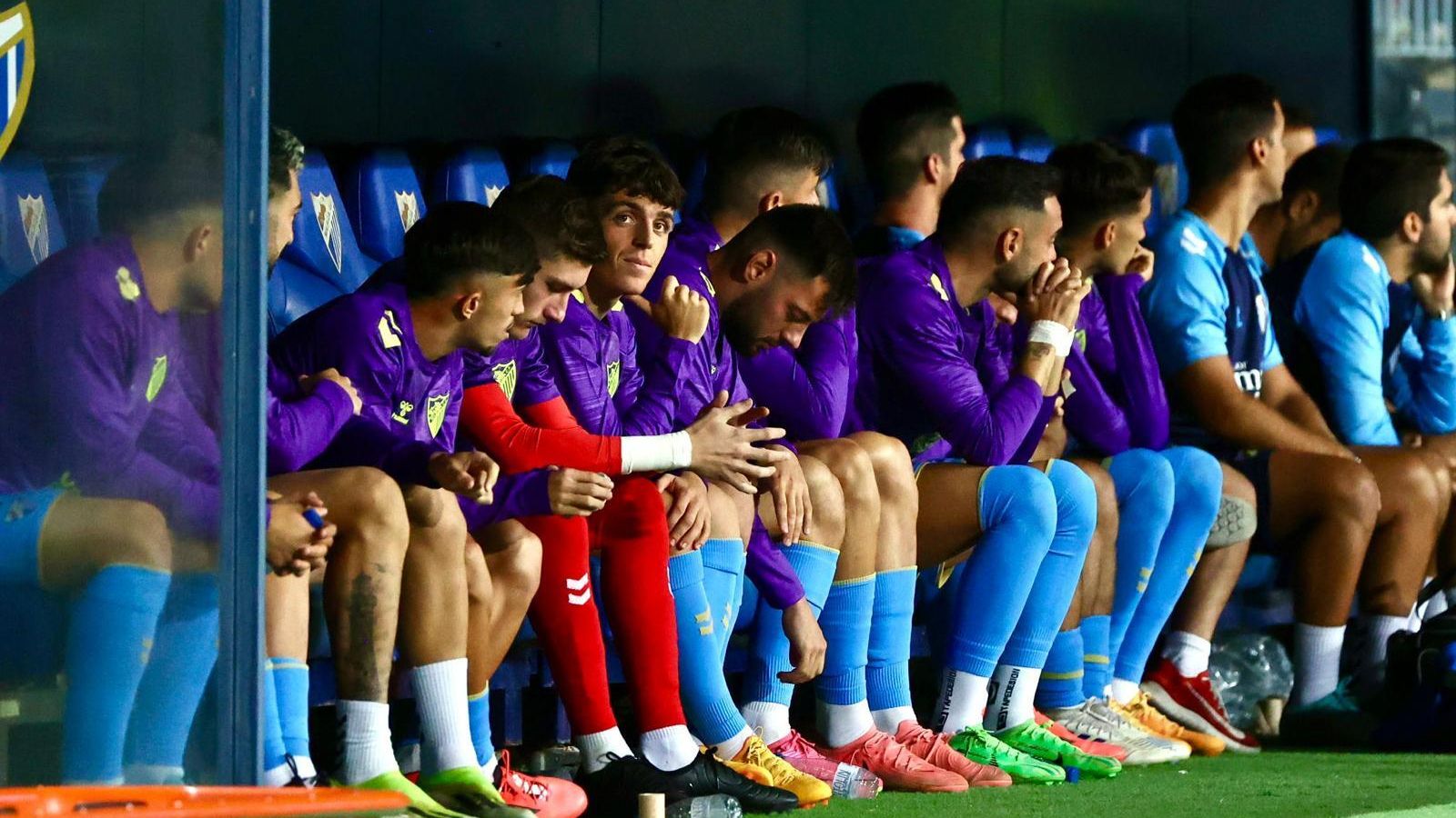 El Málaga CF - Elche, en fotos