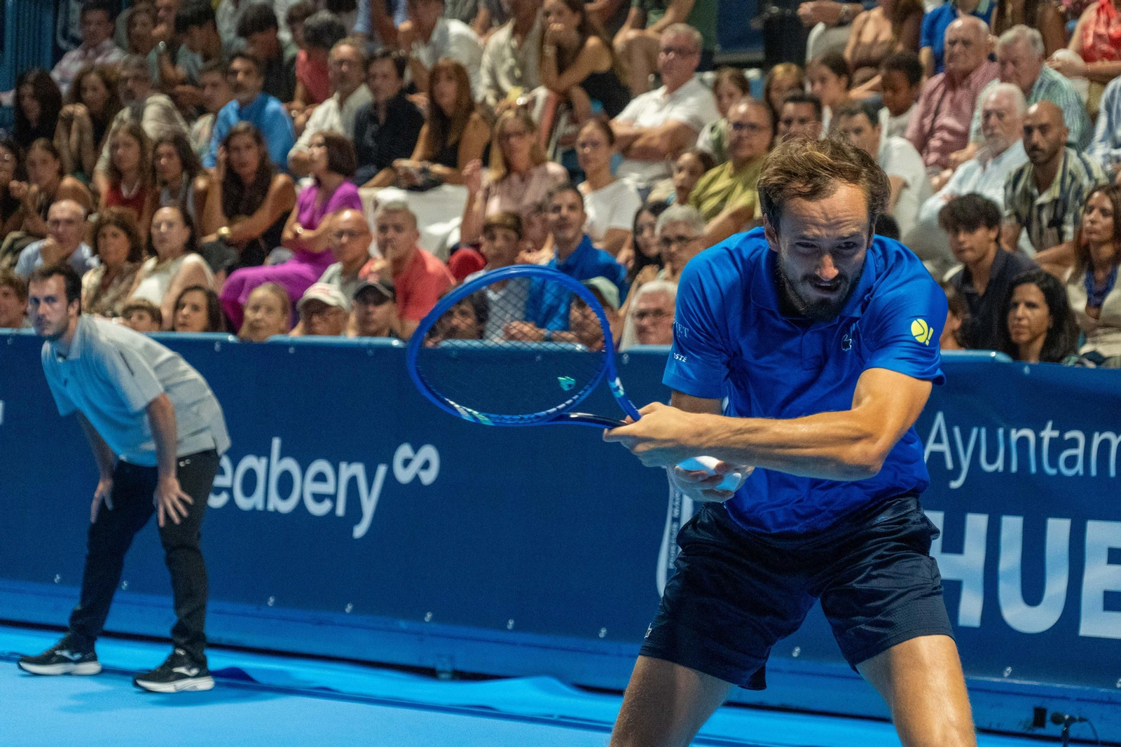 Imágenes de la final masculina de la Copa del Rey de tenis entre Daniil Medvedev y Alejandro Davidovich