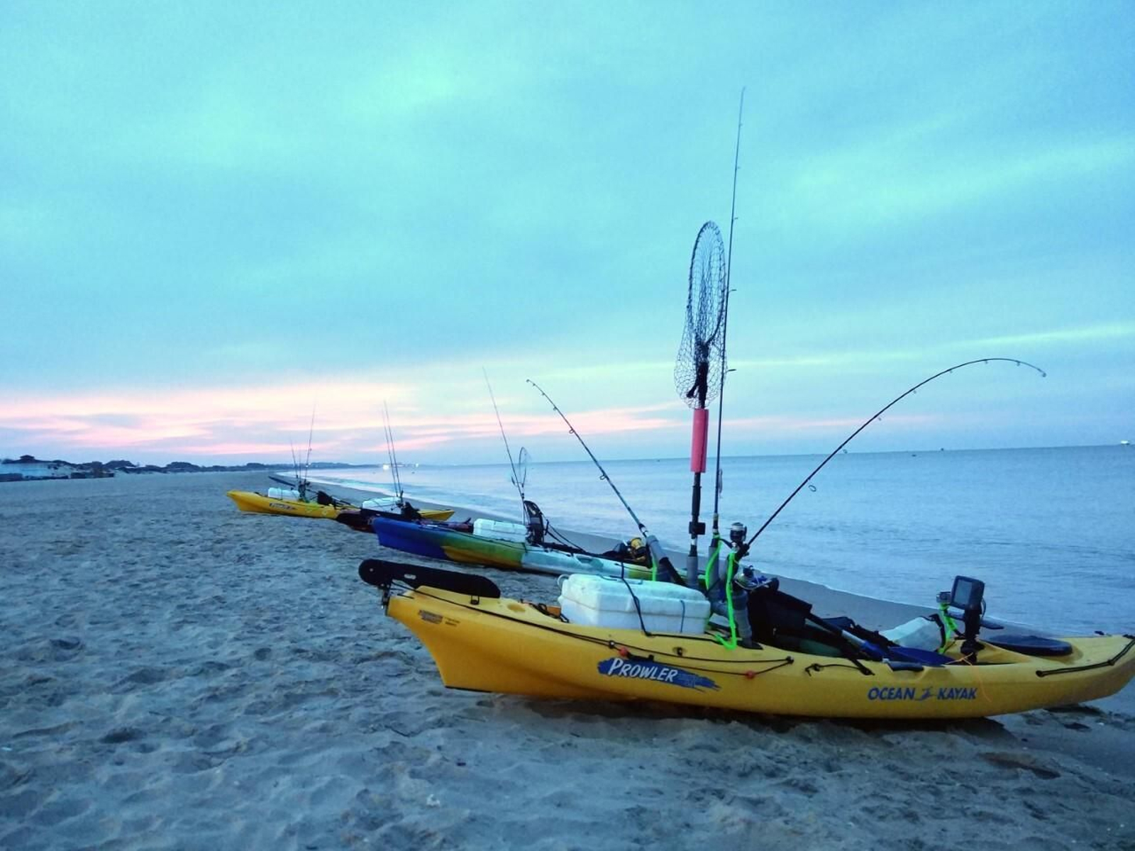 Pesca deportiva en káyak en Huelva