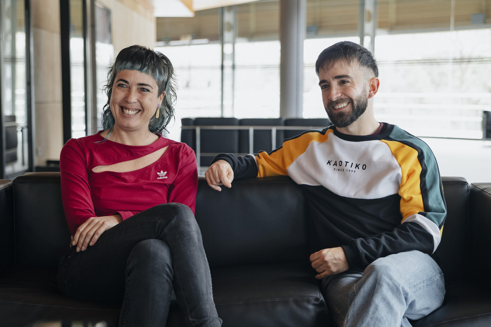 Sonia Astacio, coautora de la dramaturgia, y el director y coreógrafo Baldo Ruiz, fotografiados ayer en el Teatro Central.