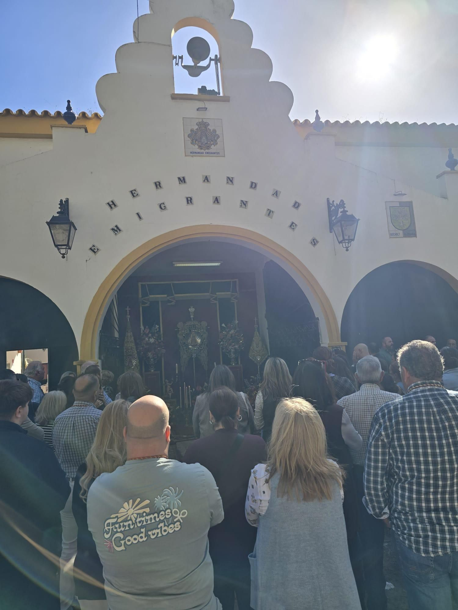 Las mejores imágenes de la peregrinación extraordinaria de Emigrantes a la aldea de El Rocío