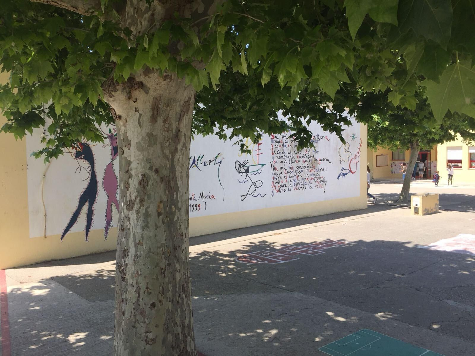 Una imagen del colegio público Marqués de Santa Cruz. Una imagen del colegio público Marqués de Santa Cruz.