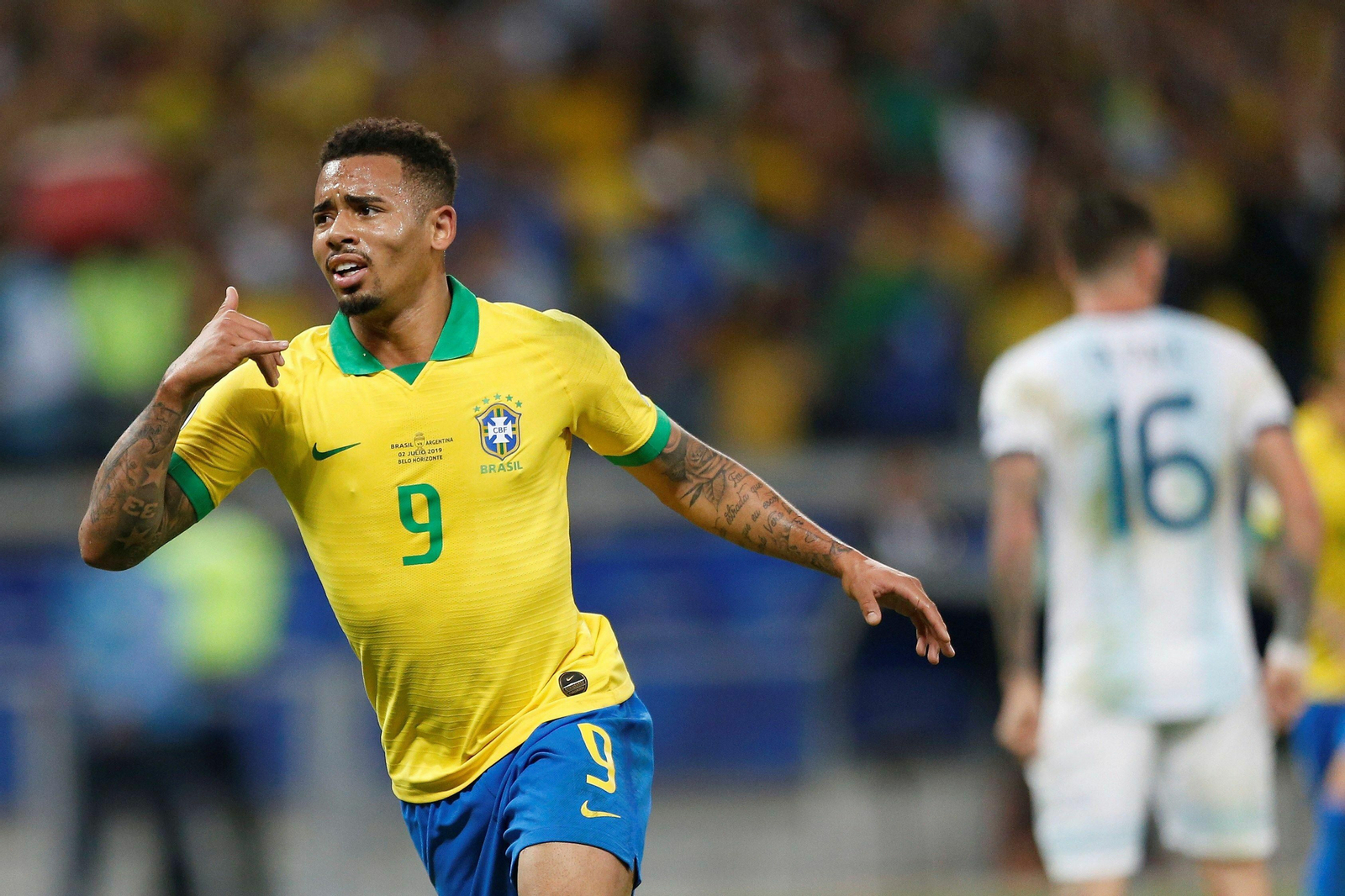 Las imágenes del Brasil-Argentina de la semifinal de la Copa América