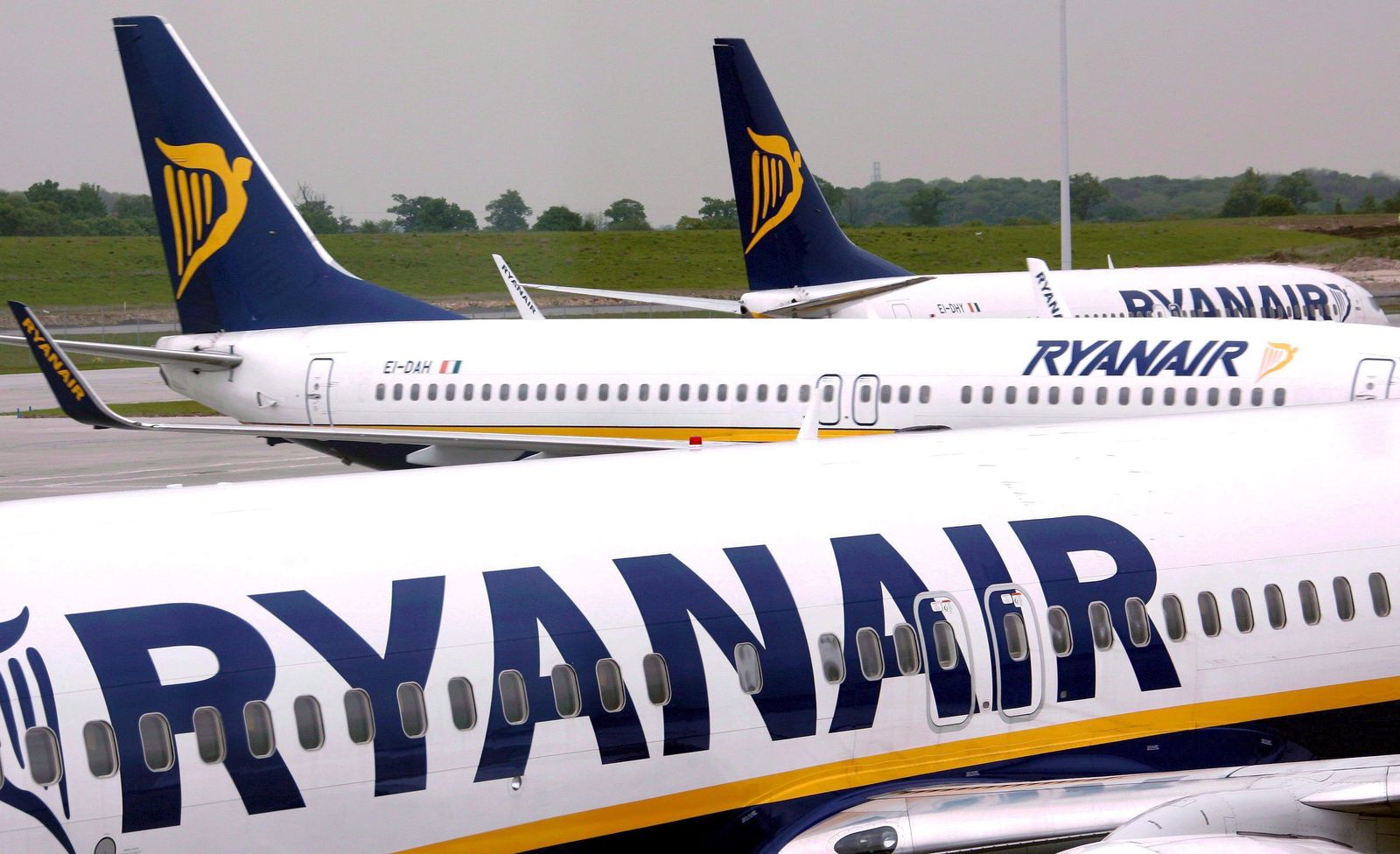 Aviones de la compañía Ryanair