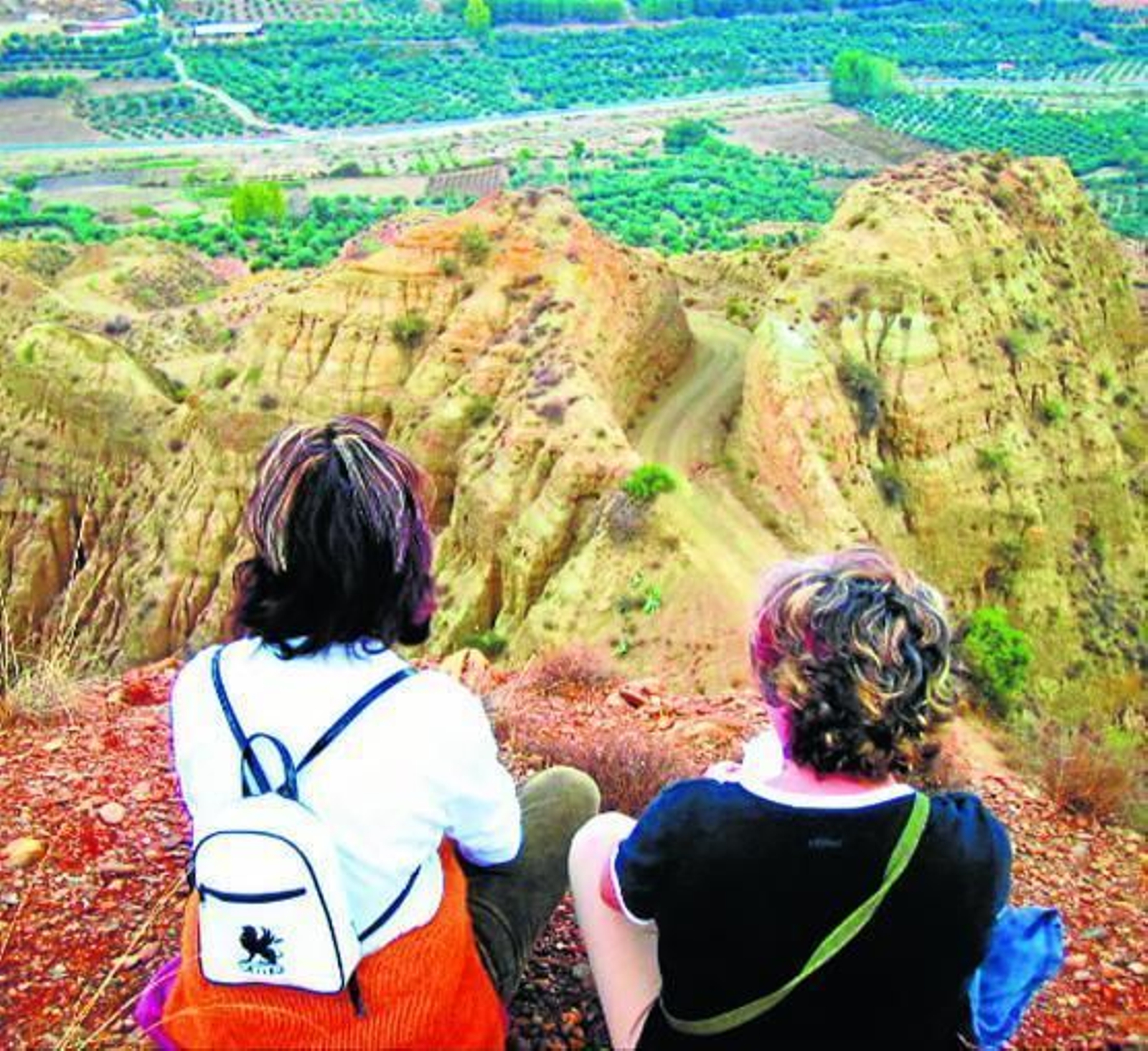 Los bad land se repiten a lo largo de la zona sobre todo de Guadix. Los de la imagen son de Gorafe.
