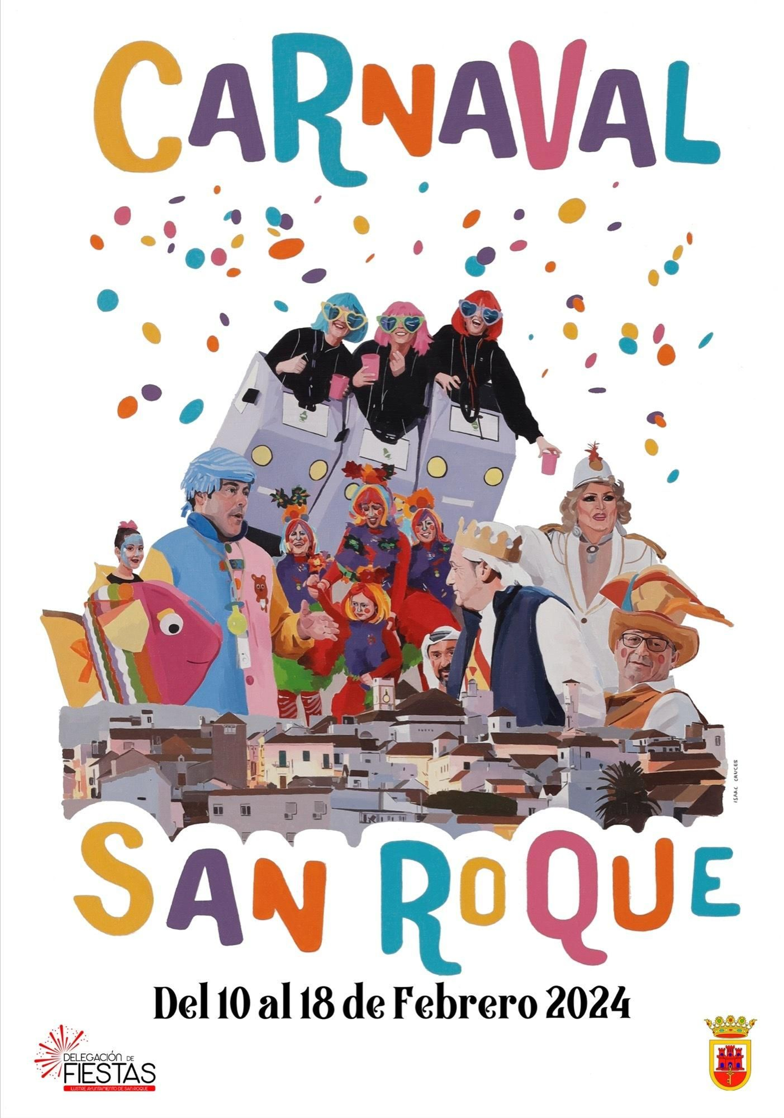 Cartel Carnaval San Roque 2024
