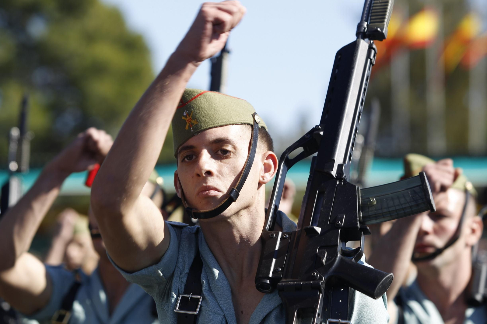 Fotogalería despedida contigente de La Legión con destino Líbano