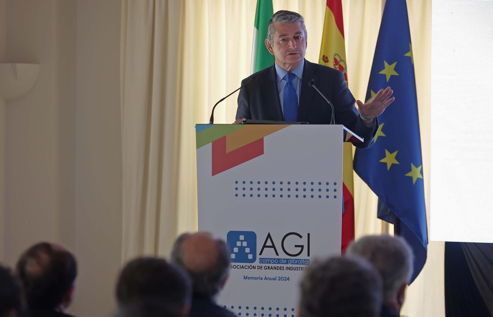 Fotos de la presentación de la Memoria de 2024 de la AGI en Guadacorte