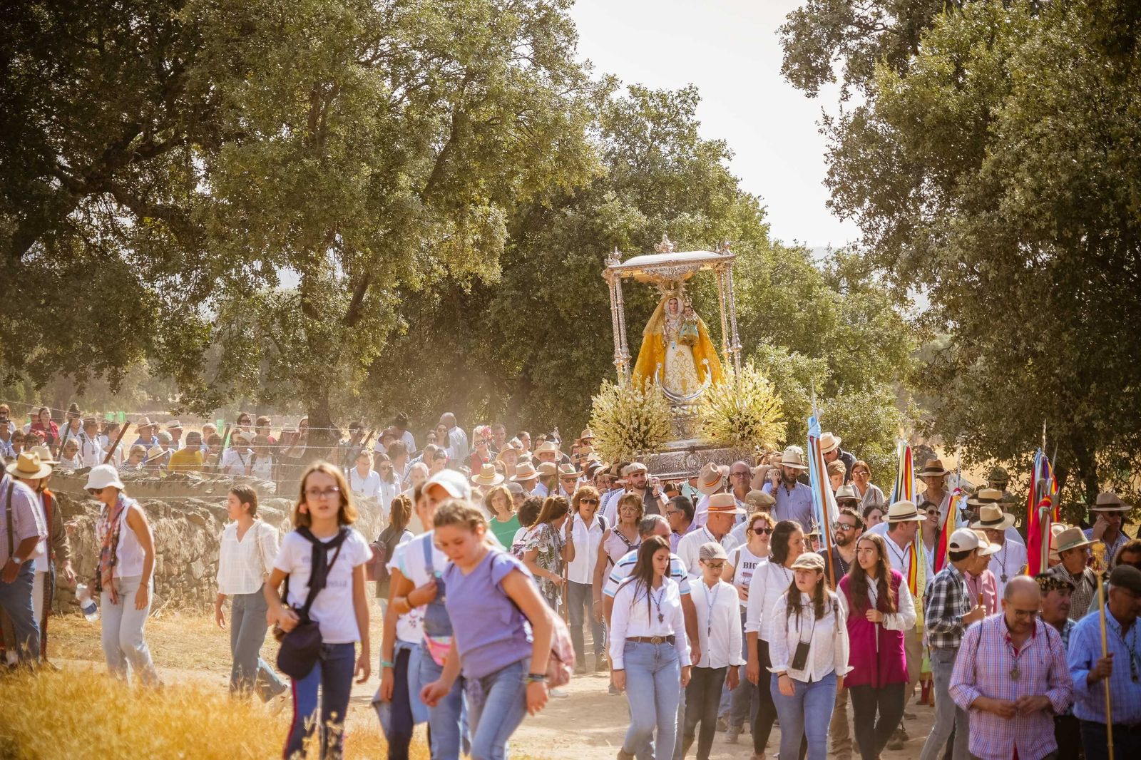 Las mejores imágenes del regreso de la Virgen de Luna a su santuario