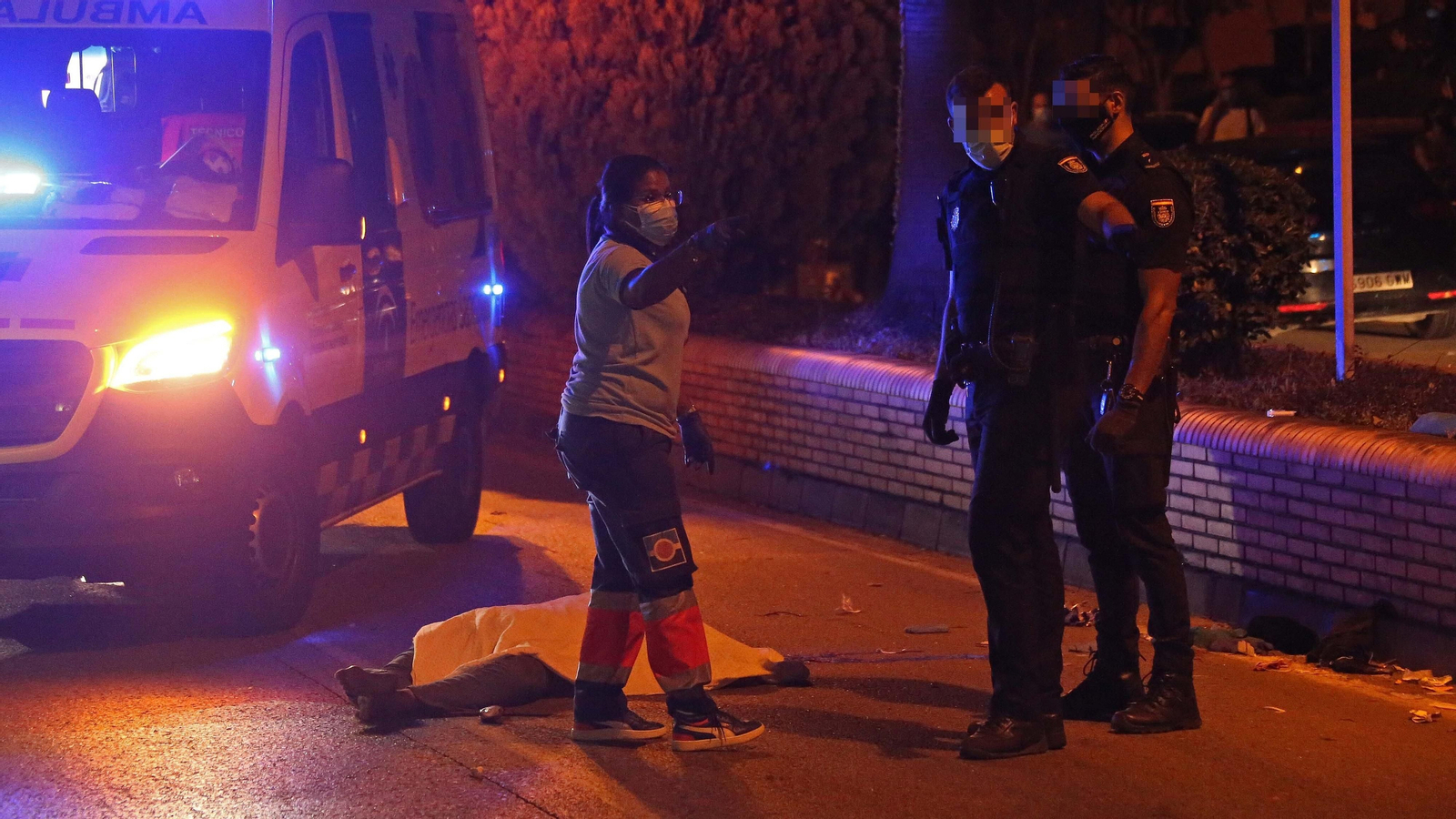 Fotos del atropello mortal  en Algeciras