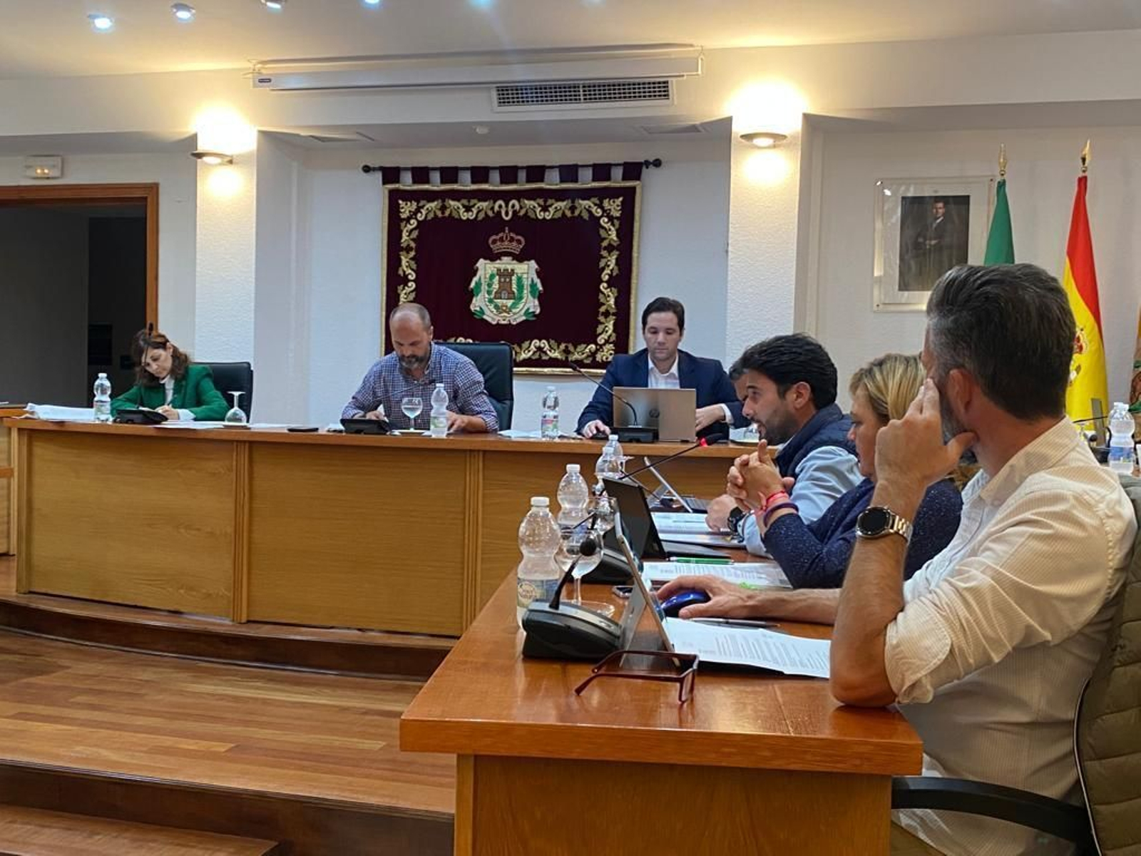 El Pleno ordenario de Los Barrios, este lunes.