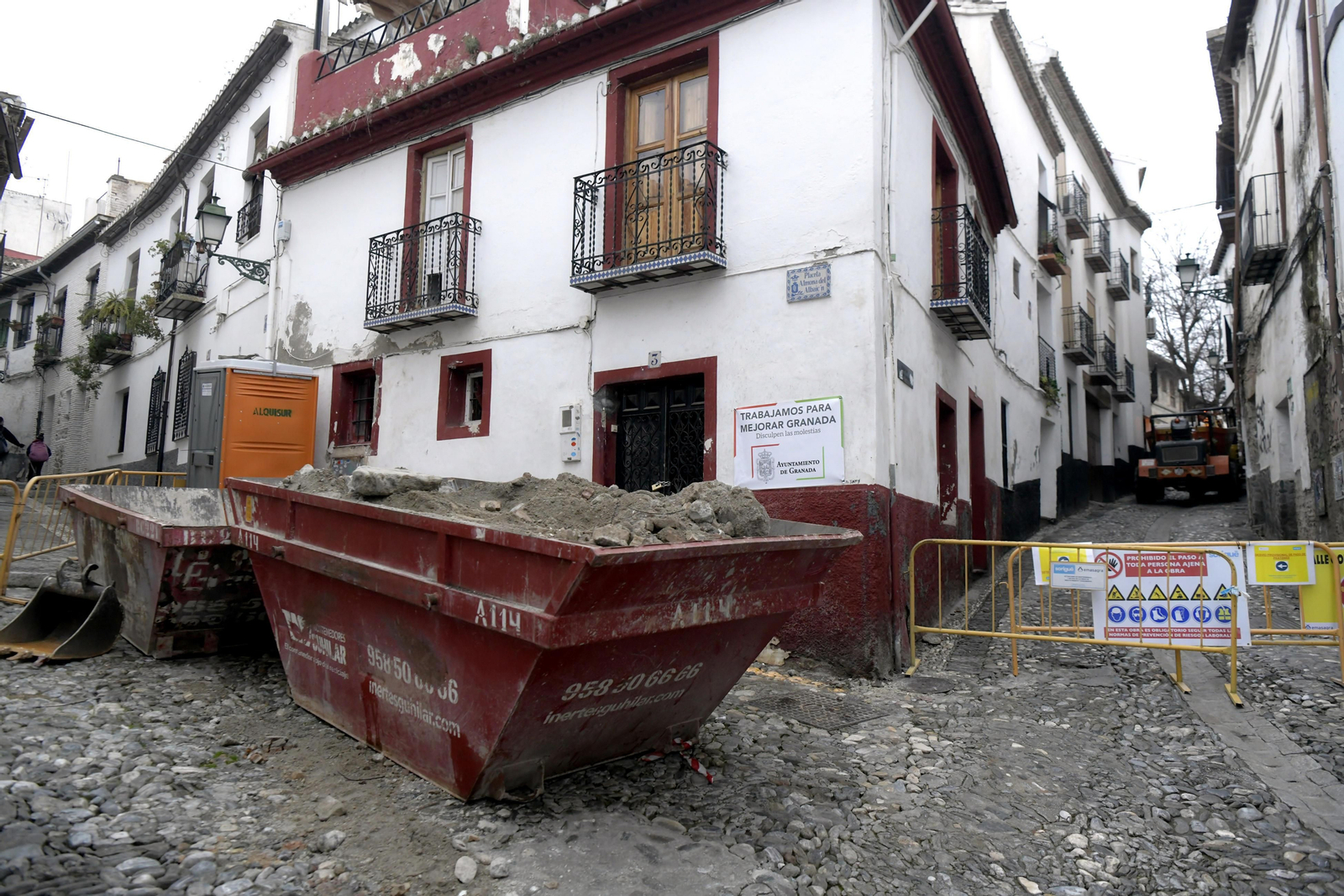 De la Cuesta Alhacaba a San Nicolás, obras en imágenes