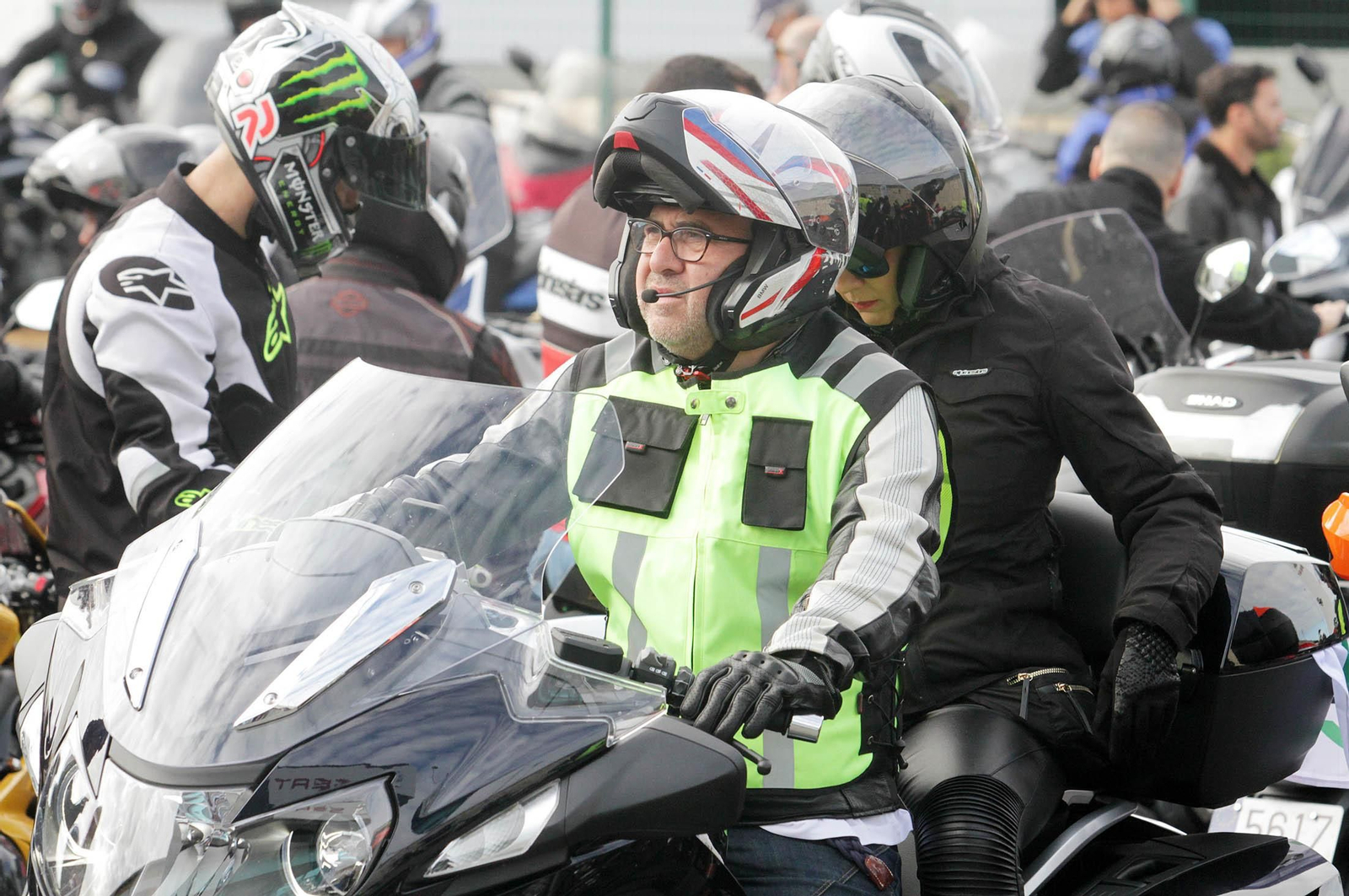 Imágenes  de la II Ruta Solidaria en Moto organizada por CSIF en beneficio de Cruz Roja