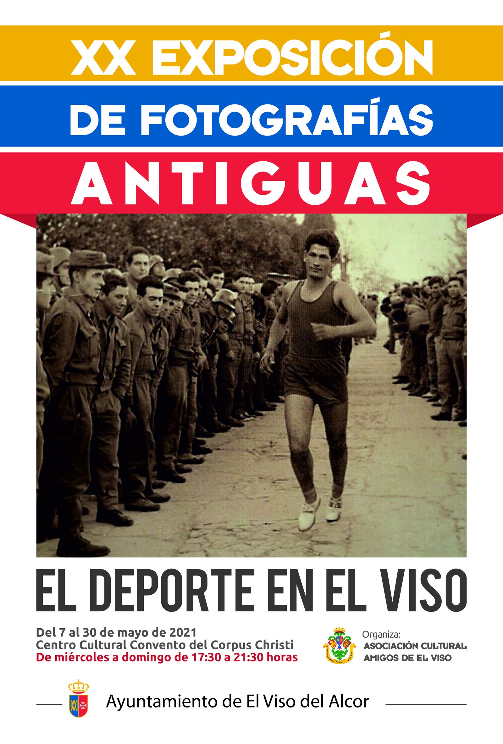 Cartel de la XX Exposición de Fotografías Antiguas en El Viso.