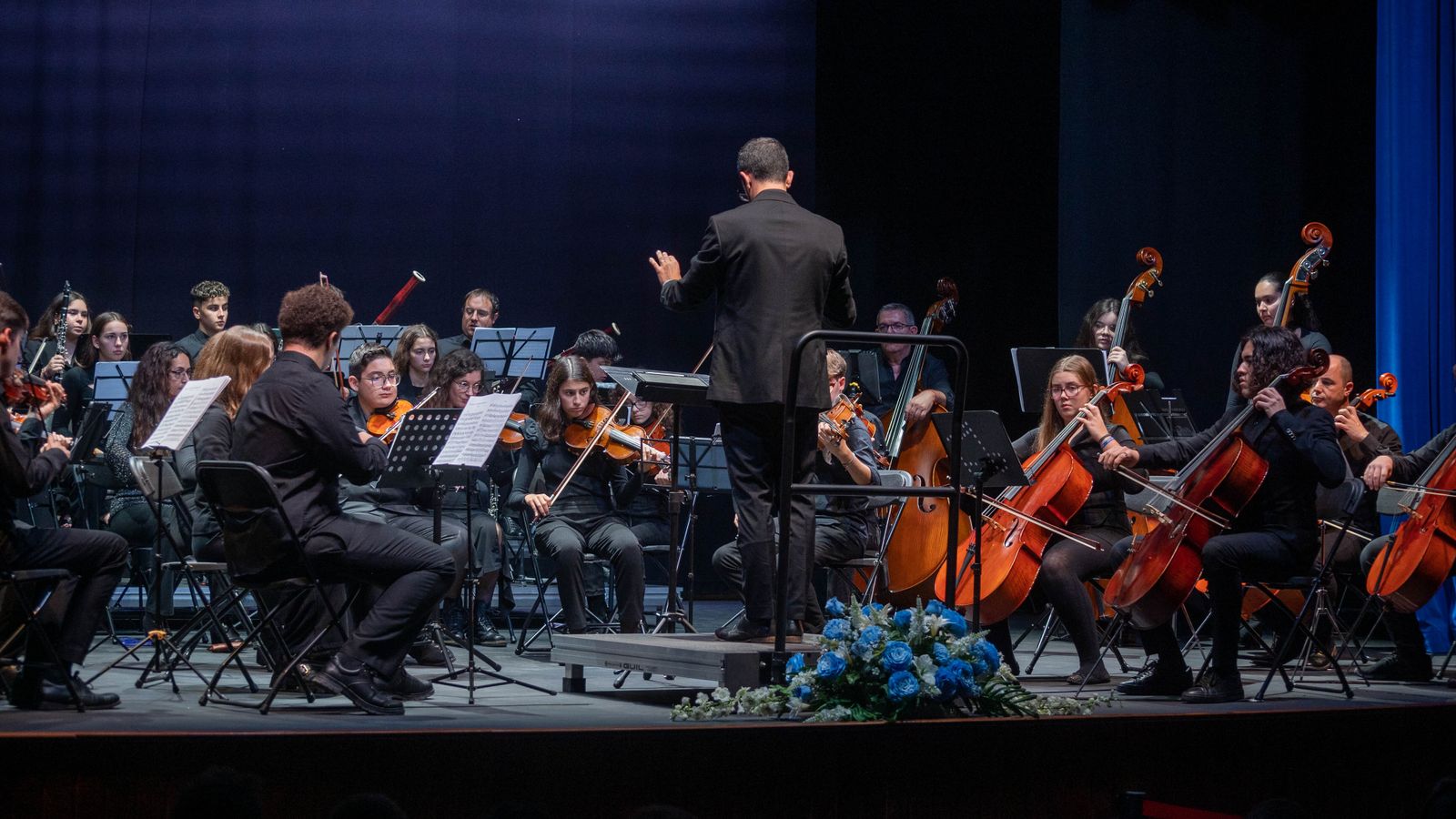 El concierto de la joven orquesta sinfónica de La Línea, en imágenes