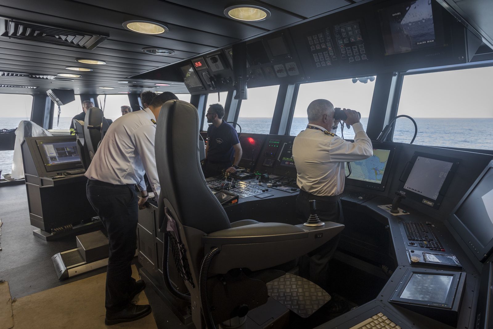 Imágenes de la prueba de mar del 'Audaz'