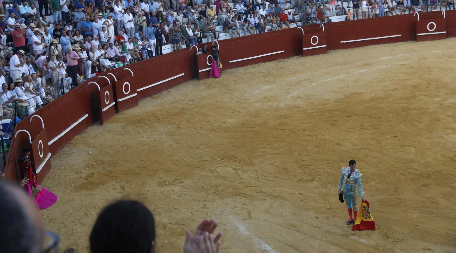 Las fotos de la corrida de toros de David Galván, Daniel Luque y Joaquín Galdós en San Roque