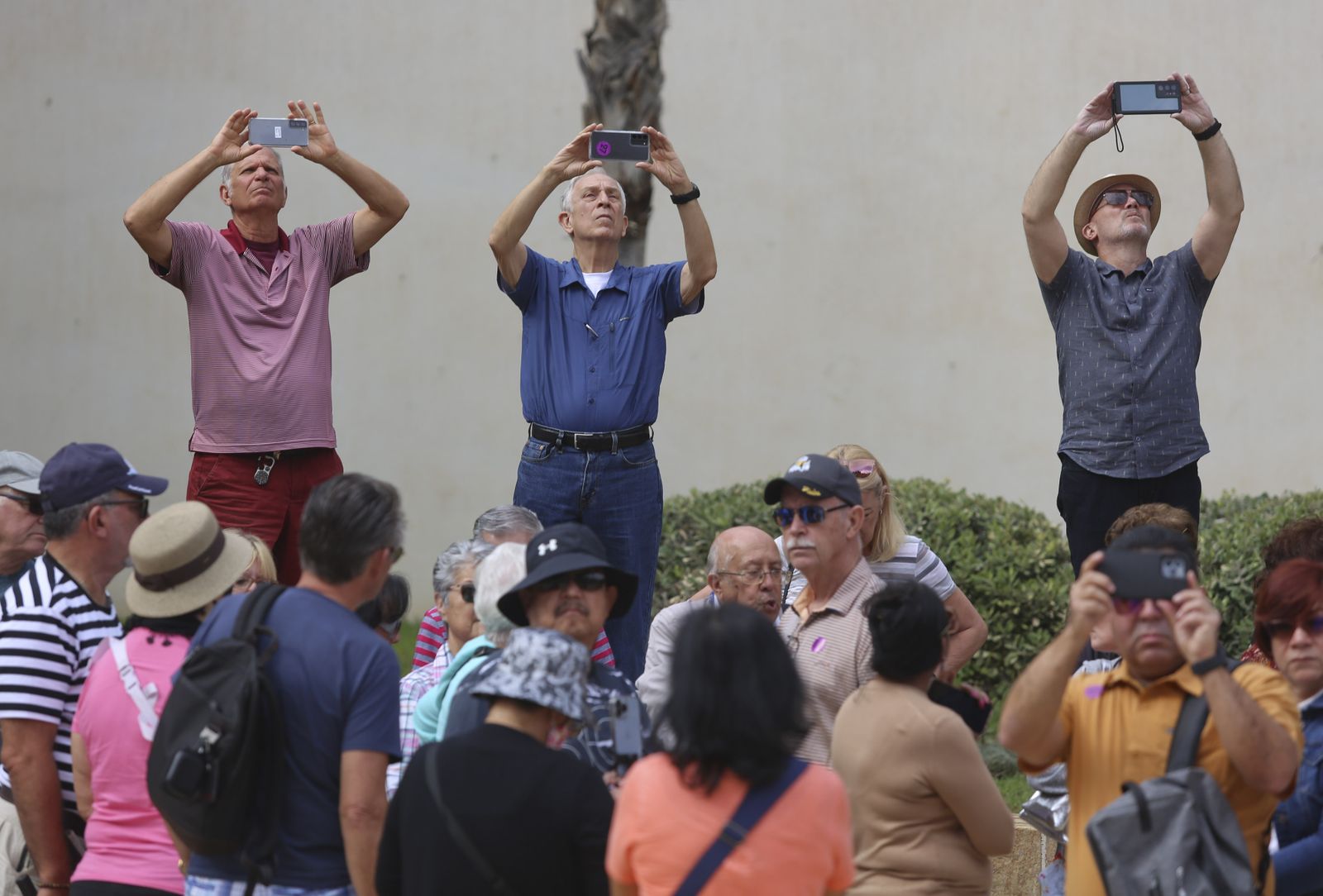 Turistas en el centro de Málaga.