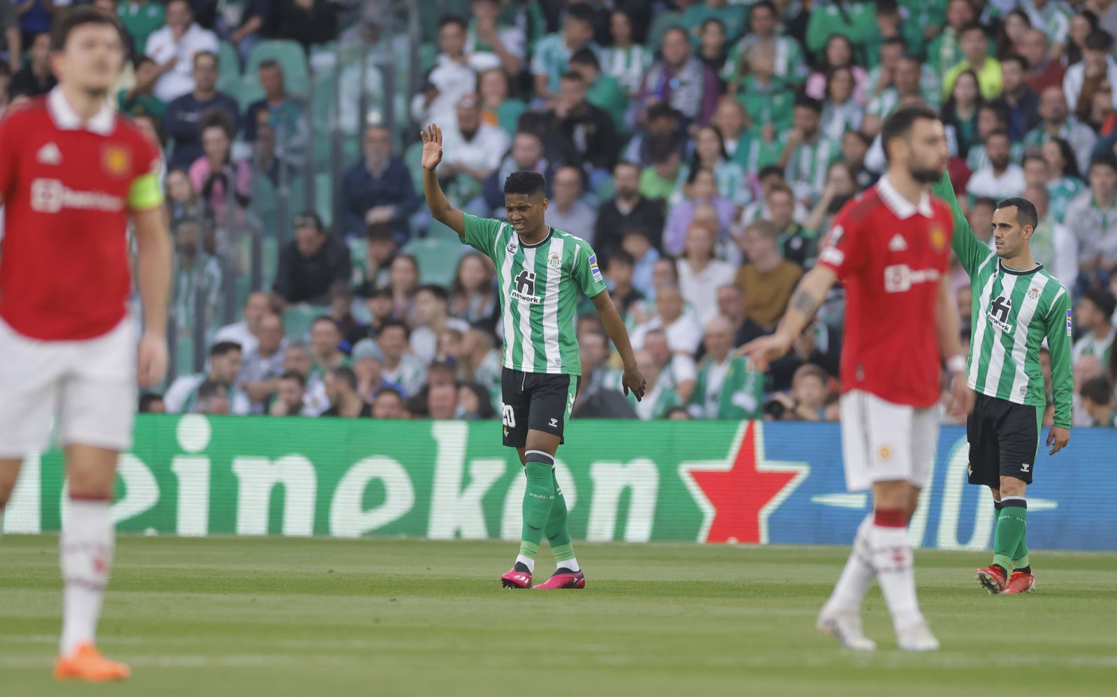 Las imágenes del Betis-Manchester