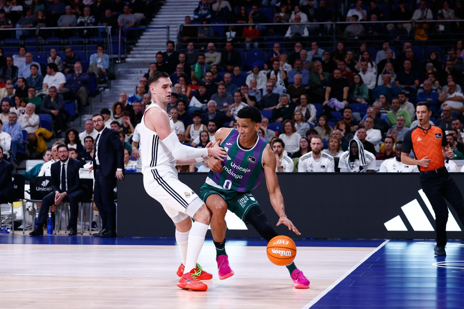 El Real Madrid-Unicaja, en fotos
