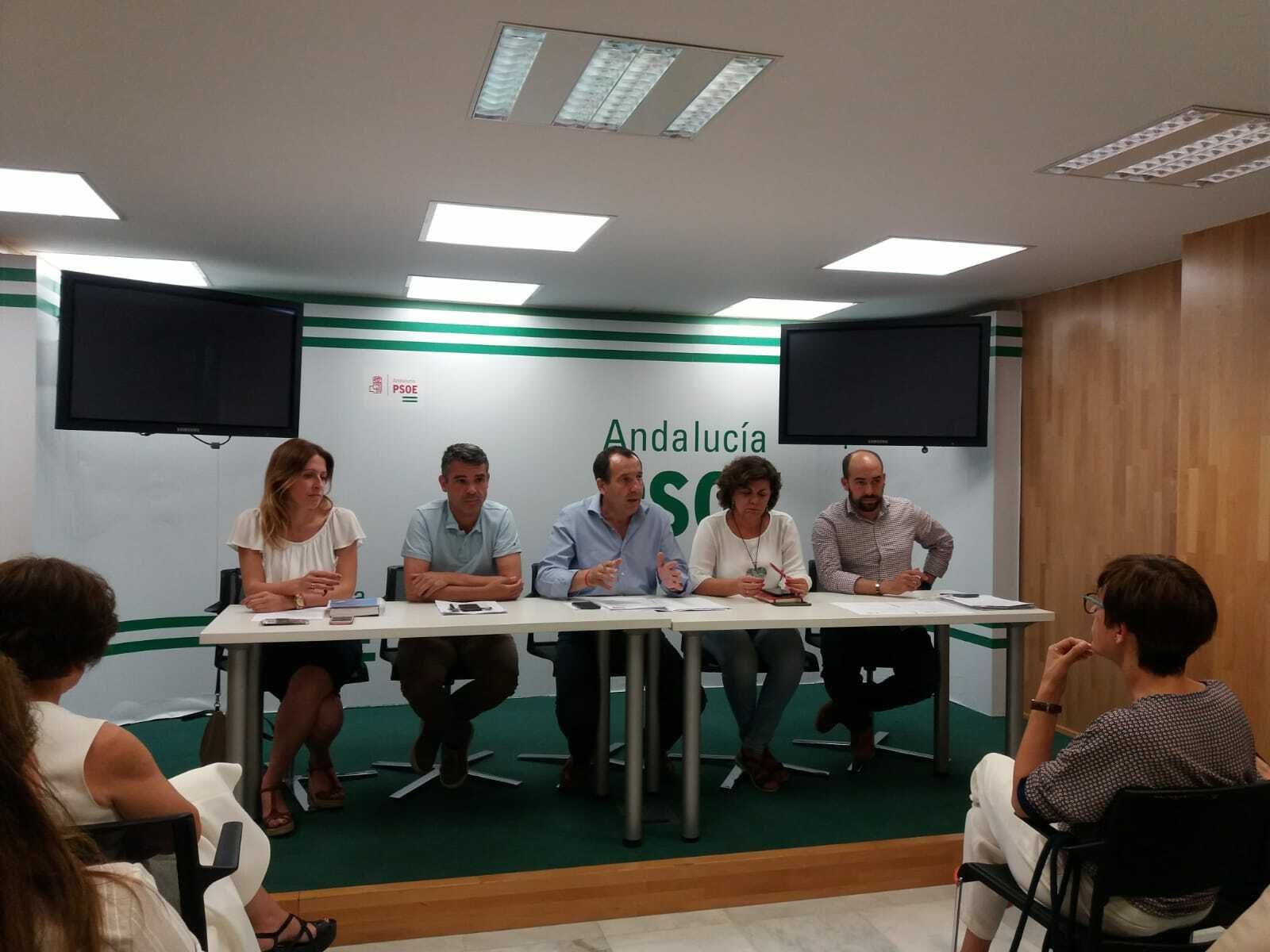 La reunión de la comisión ejecutiva provincial del PSOE en Málaga