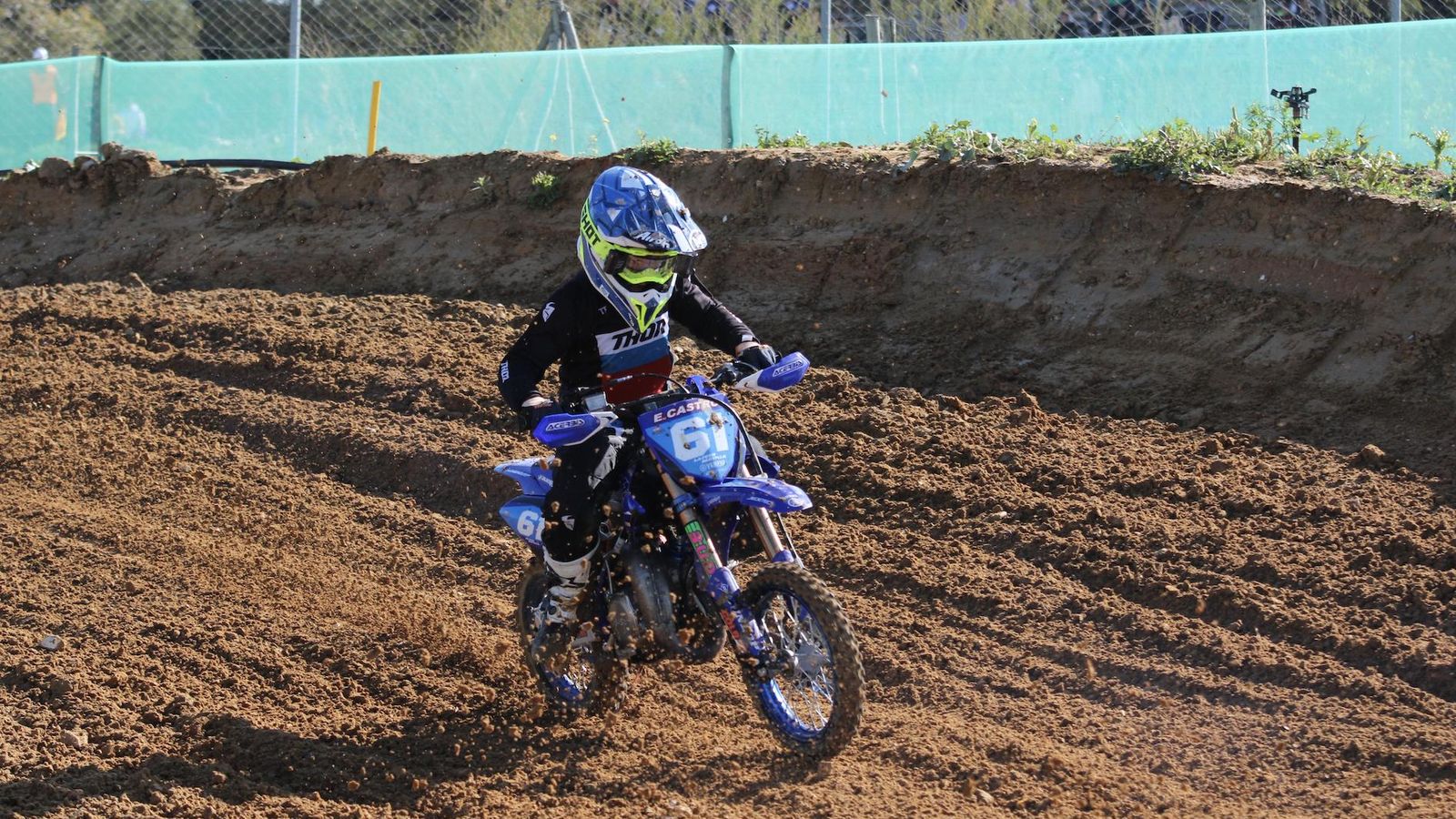 Los jóvenes talentos del equipo Yamaha E. Castro dieron una excelente imagen en la categoría de 65 cc.