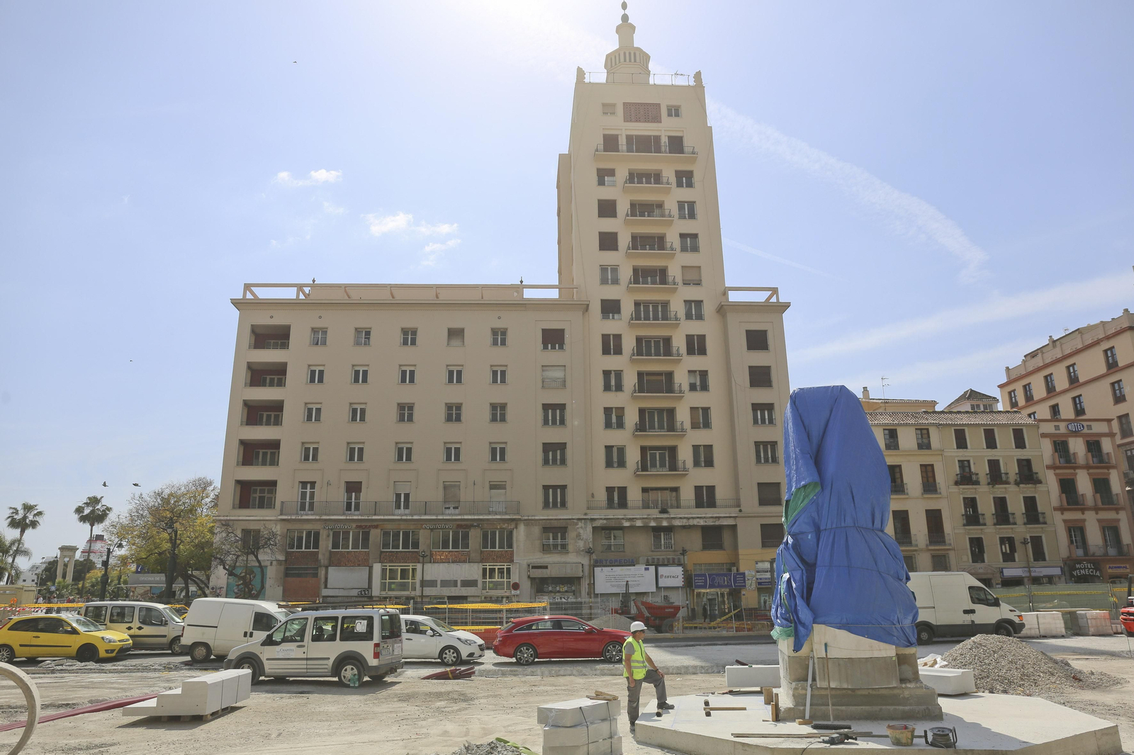Las imágenes de las obras en la Alameda