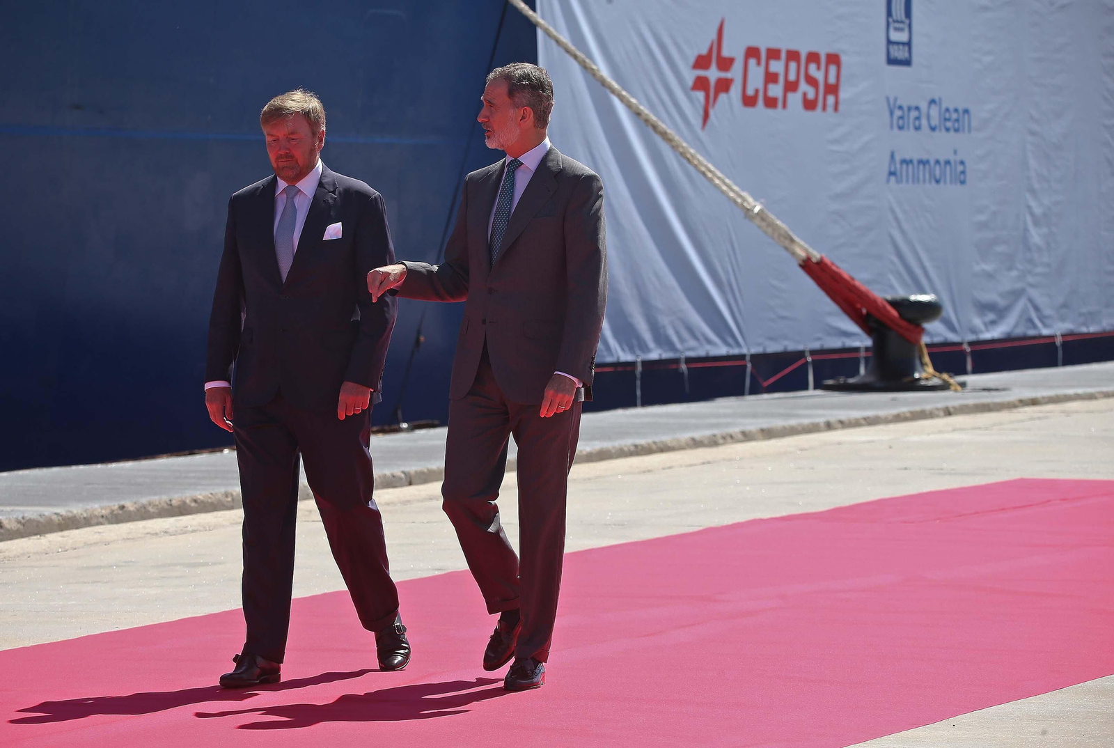 Fotos de la visita de los reyes Felipe VI y Guillermo Alejandro de Países Bajos al puerto de Algeciras Fotos de los reyes Felipe VI y Guillermo Alejandro de Países Bajos al puerto de Algeciras