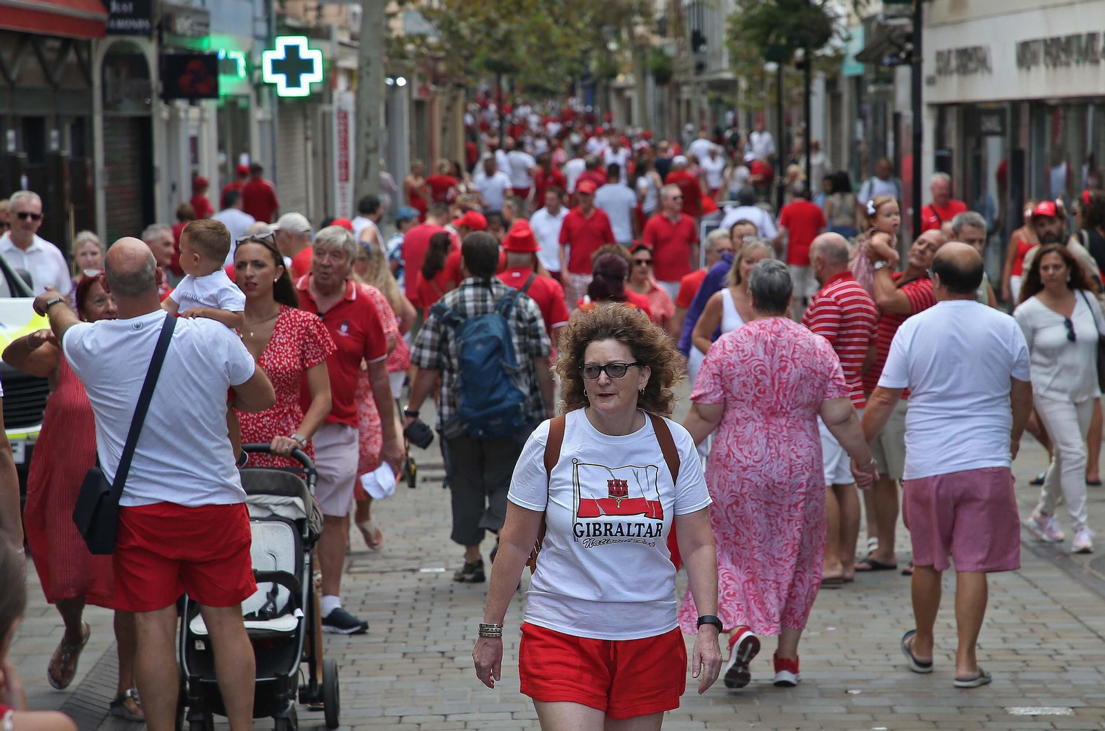 Ambiente en Main Street en el último National Day.