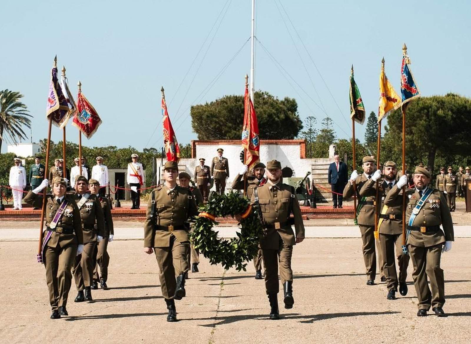 Homenaje a los caídos en la jura de bandera de los reservistas, en San Fernando Homenaje a los caídos en la jura de bandera de los reservistas, en San Fernando
