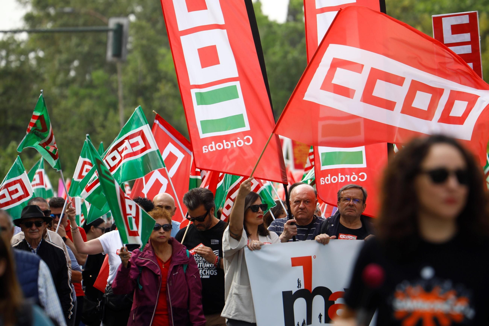Todas las imágenes de la manifestación del 1 de mayo en Córdoba Todas las imágenes de la manifestación del 1 de mayo en Córdoba