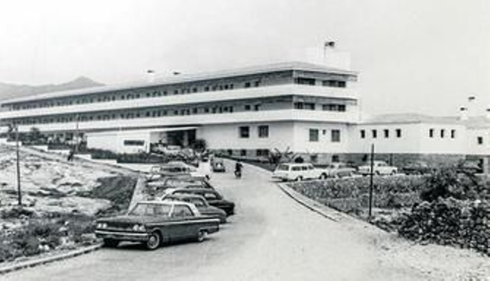 El parador de Nerja en los años setenta. El parador de Nerja en los años setenta.
