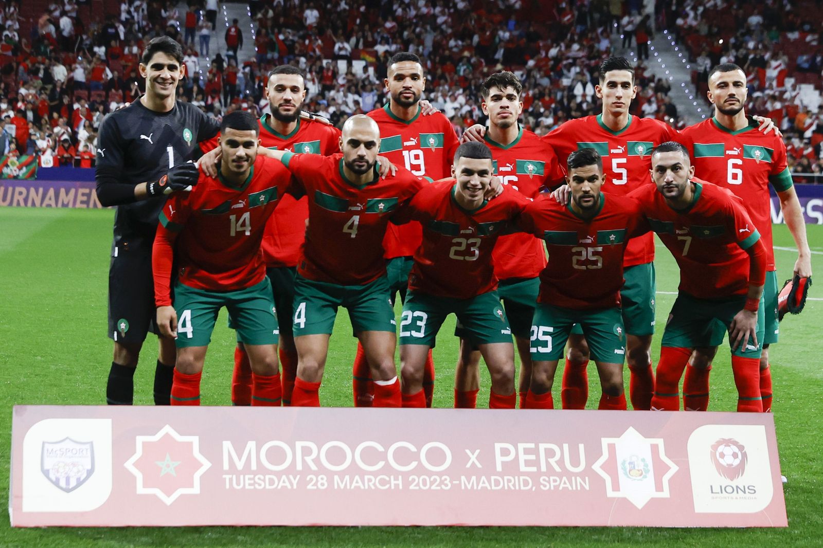 Las fotos del Marruecos - Perú en Madrid