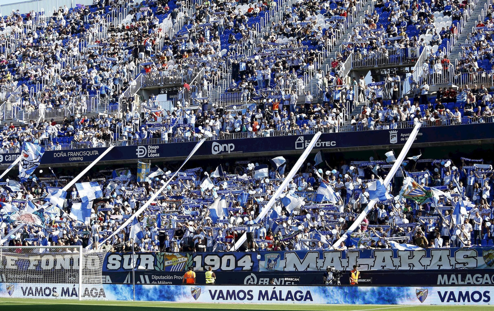Las fotos del Málaga CF-Real Oviedo