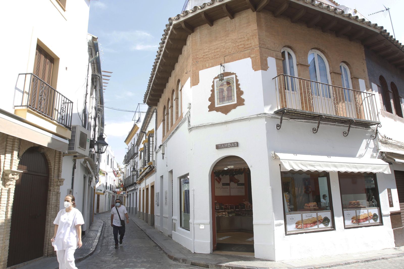 Imagen del casco Histórico de Córdoba sin apenas tránsito.