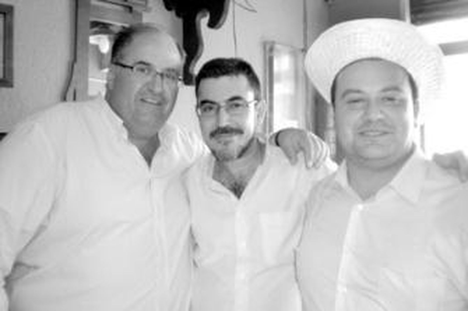 Eugenio Gonzálvez, Manolo 'El Polullo' y José Trujillo junior.