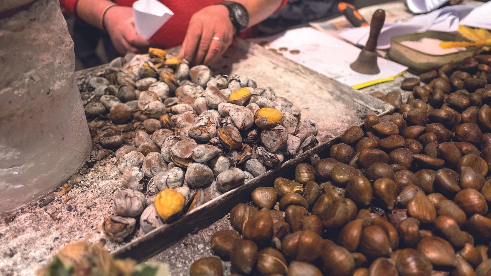 Castañas navideñas