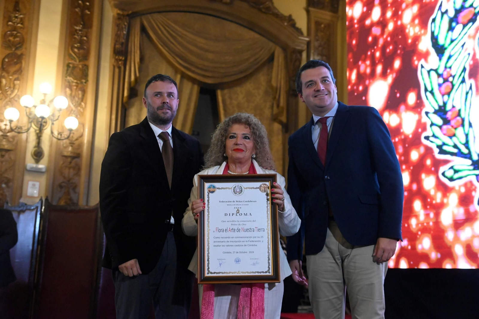 La entrega de los Potros de las Peñas de Córdoba, en imágenes