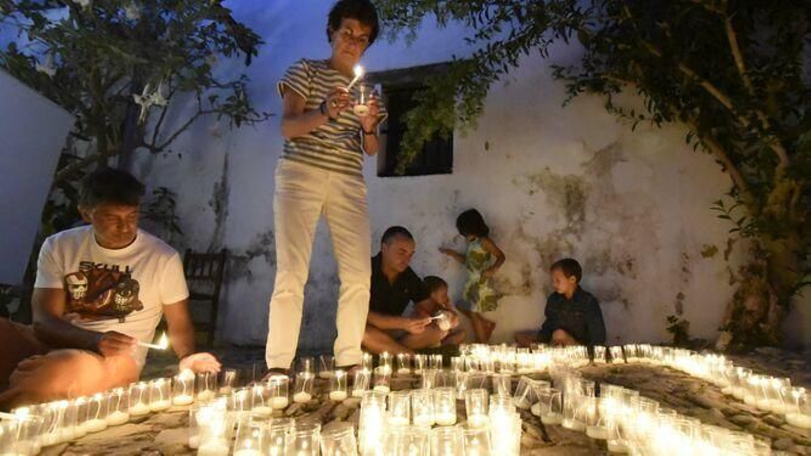 Una edición anterior de la Noche de Velas en el Castillo de Castellar