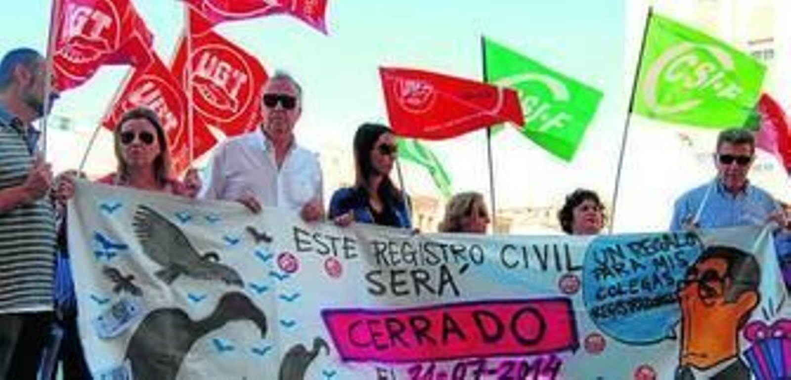 CSIF denuncia la privatización de los registros civiles.