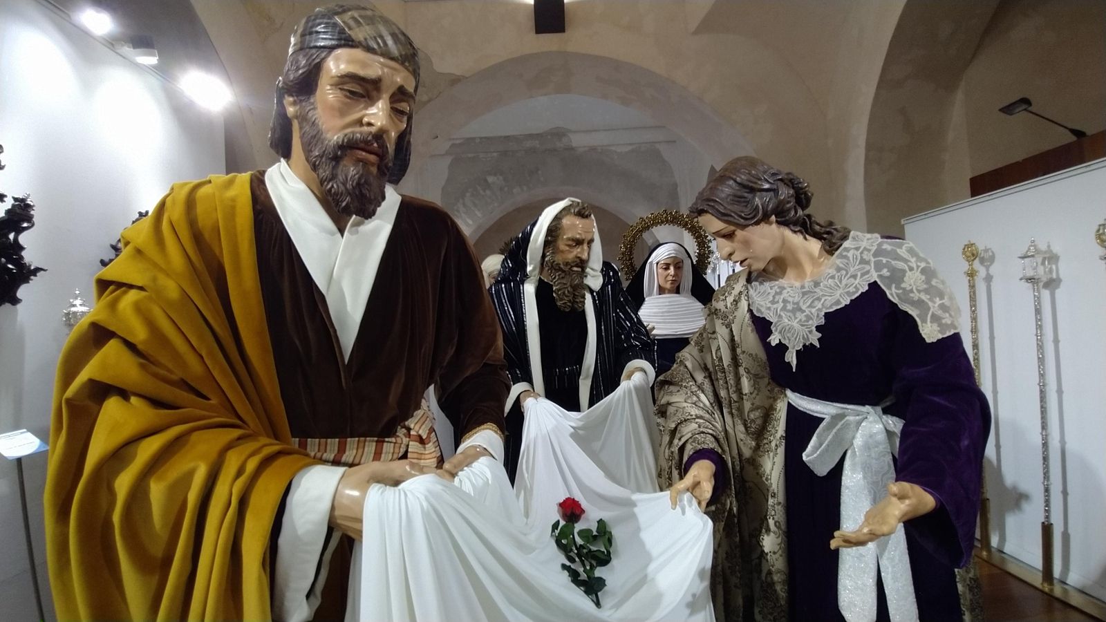 El misterio del Traslado al Sepulcro, en la exposición.