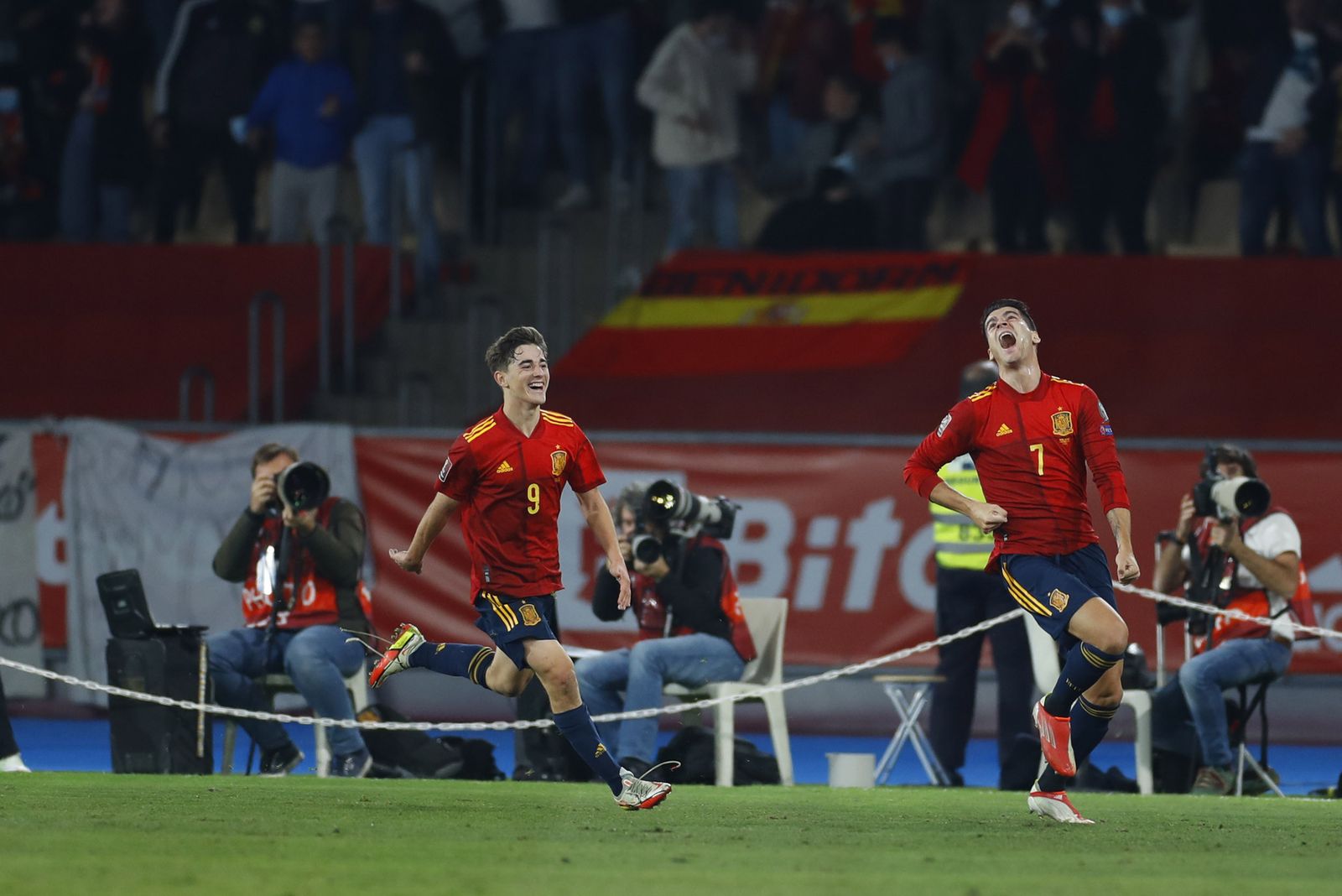 Las imágenes del España-Suecia