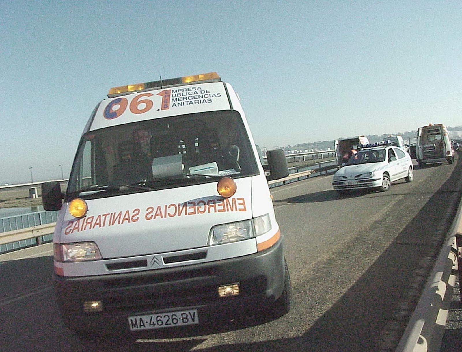 Una ambulancia del 061 en una imagen de archivo.